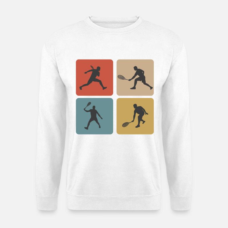 Squash Sport Design - Unisex Pullover - Weiß