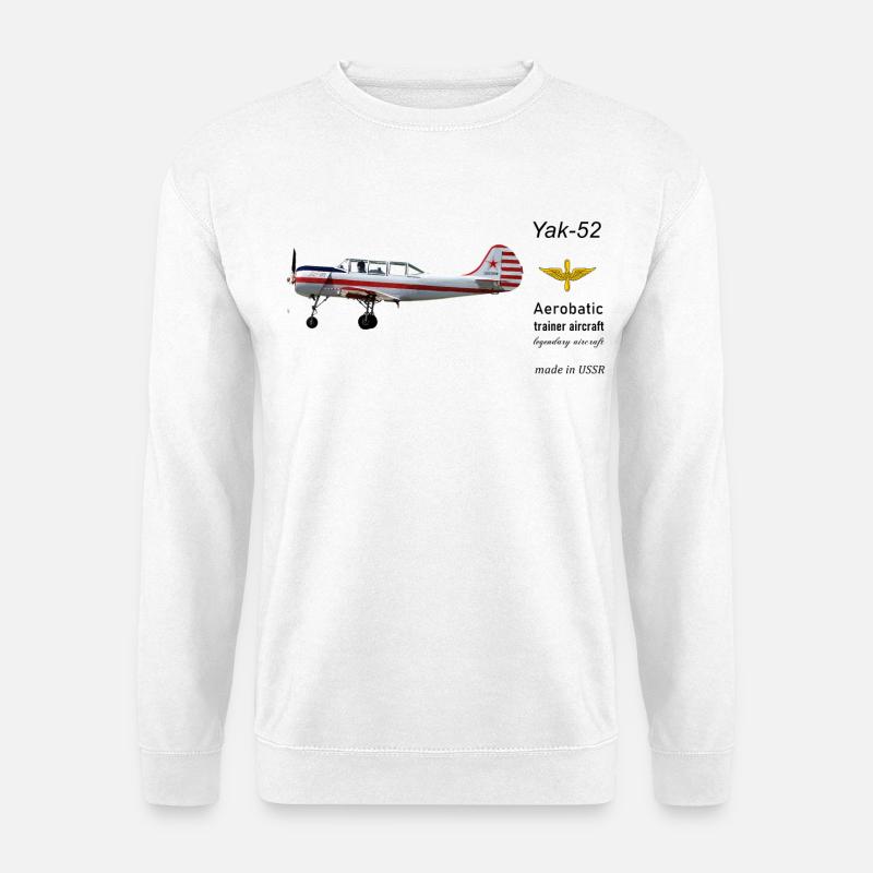 Yak-52 - Unisex Pullover - Weiß