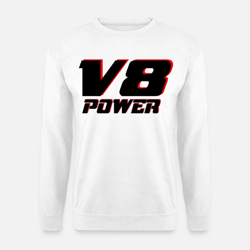 V8 - Unisex Sweatshirt - white