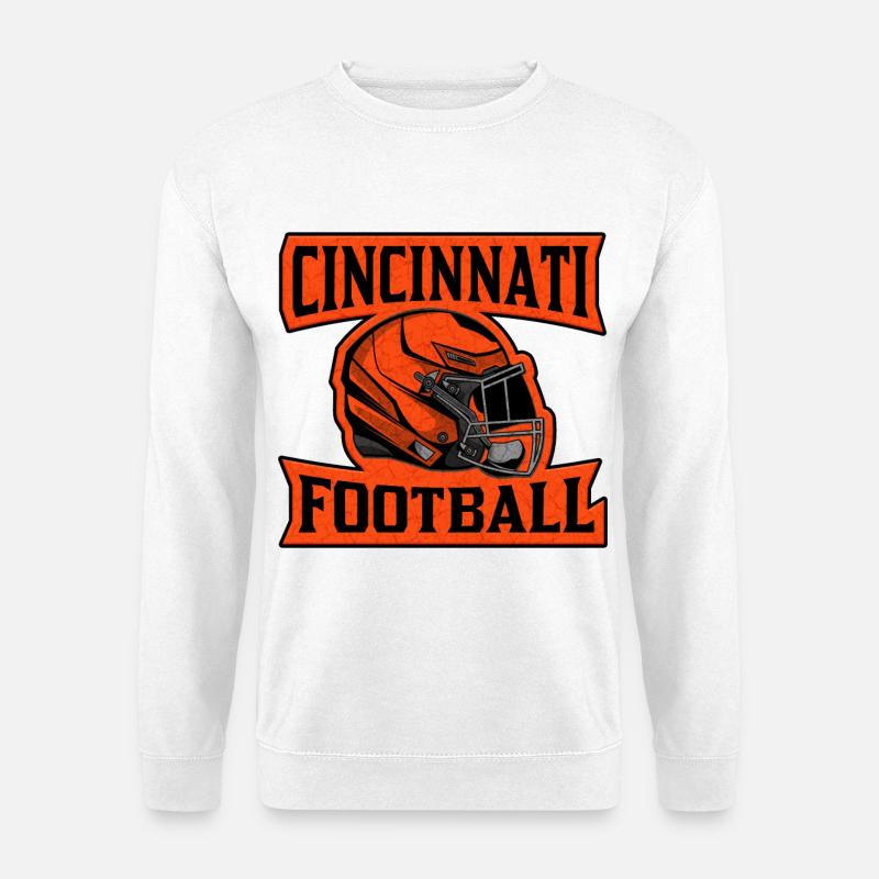 Cincinnati Football Emblem - Unisex Pullover - Weiß