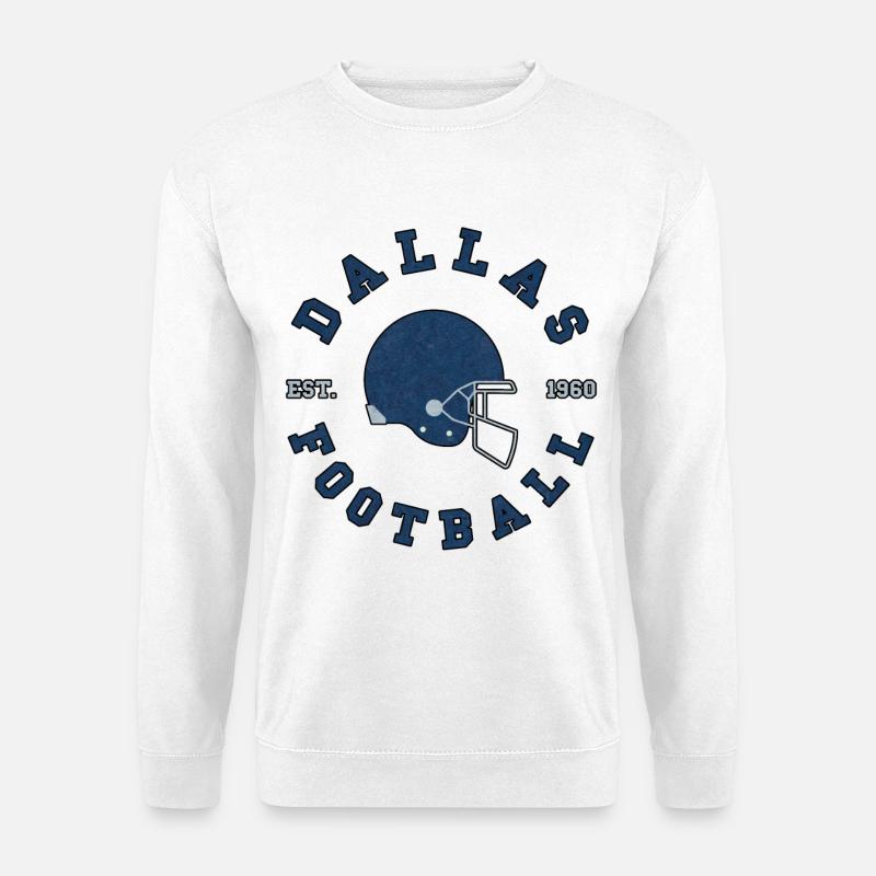 Dallas Football Est 1960 Helm - Unisex Pullover - Weiß