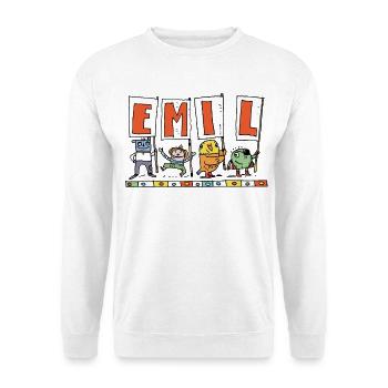 Emil - Unisex Pullover - Weiß - Vorne