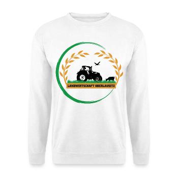 Logo - Unisex Pullover - Weiß - Vorne
