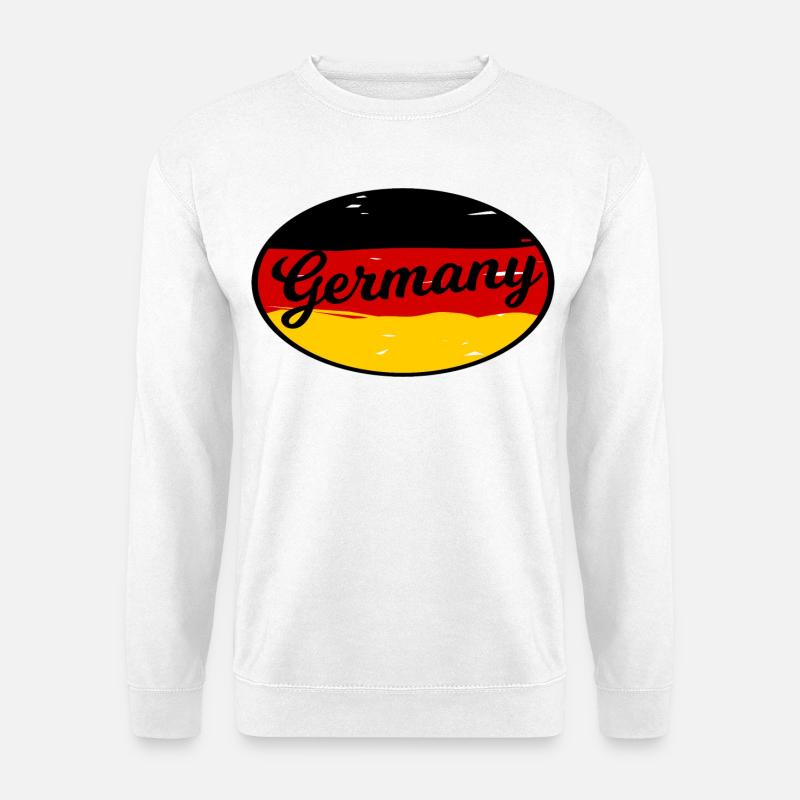 Bumper sticker Germany - Unisex Sweatshirt - white