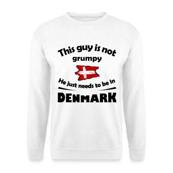 Denmark - Unisex Sweatshirt - white - Front