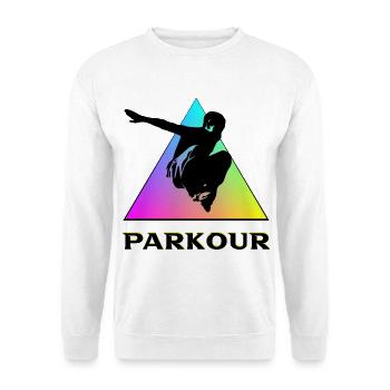 Parkour - Unisex Sweatshirt - white - Front