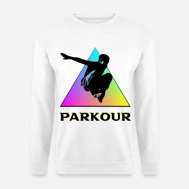 Parkour - Unisex Sweatshirt - white