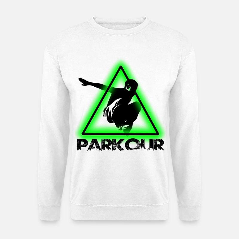 Parkour - Unisex Sweatshirt - white