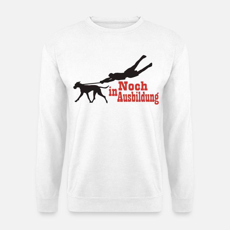 Encore en formation - variante 2 couleurs - Sweat-shirt Unisexe - blanc