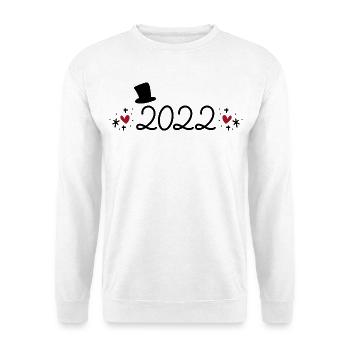 2022 - Sweat-shirt Unisexe - blanc - Devant