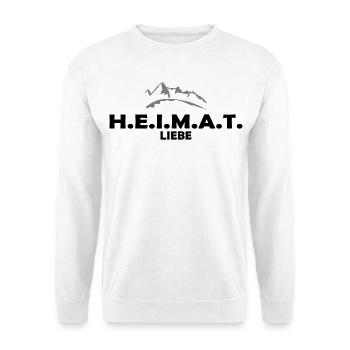 Heimat - Unisex Pullover - Weiß - Vorne