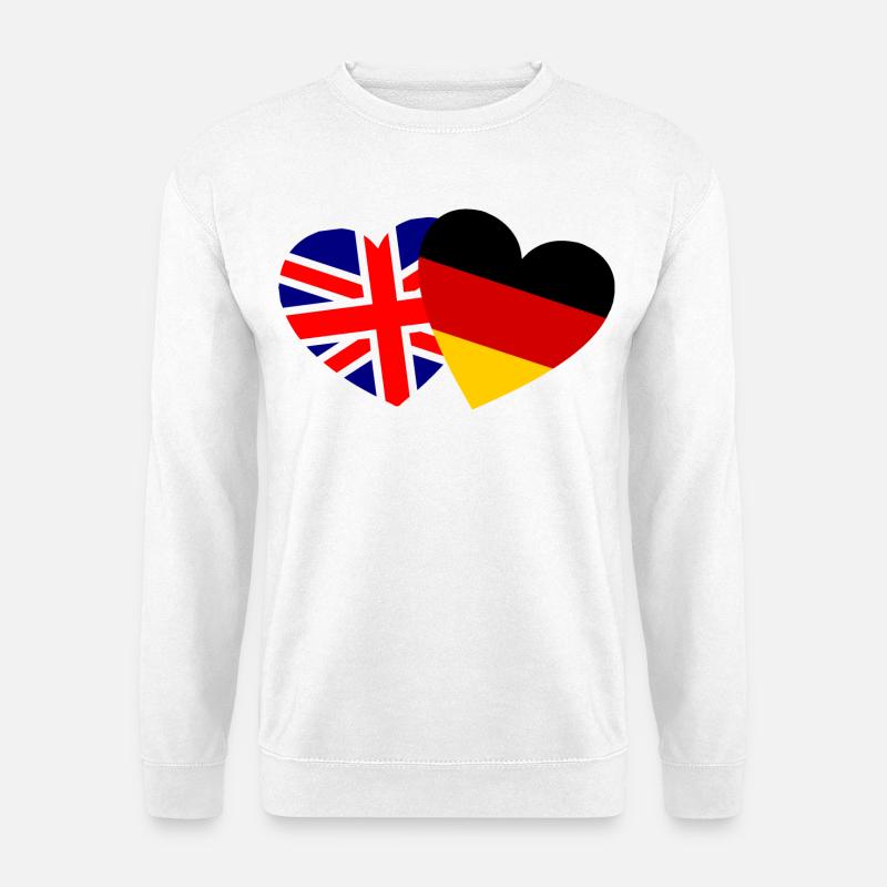 Die Deutsch-Britische Freundschaft - Unisex Pullover - Weiß
