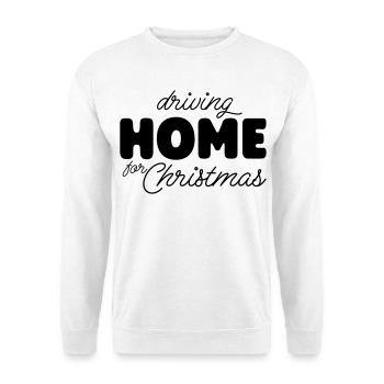 Noël à la maison - Sweat-shirt Unisexe - blanc - Devant