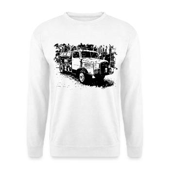 IFA Horch Truck Tipper - Unisex Sweatshirt - white - Front