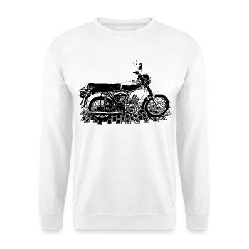 S51 - DDR-Motorräder - Unisex Pullover - Weiß - Vorne