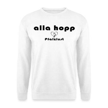 alla hopp - Unisex Sweatshirt - white - Front