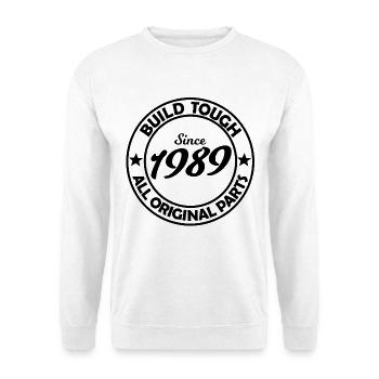 Geboren in 1989 - Unisex Pullover - Weiß - Vorne