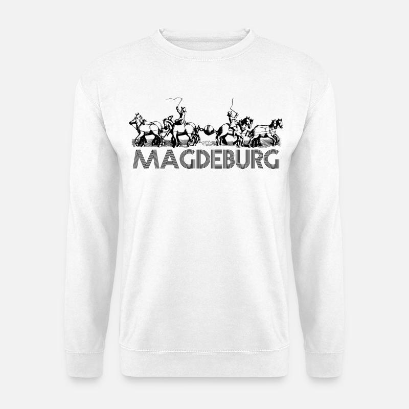 Magdeburg - Guericke Experiment - Unisex Pullover - Weiß