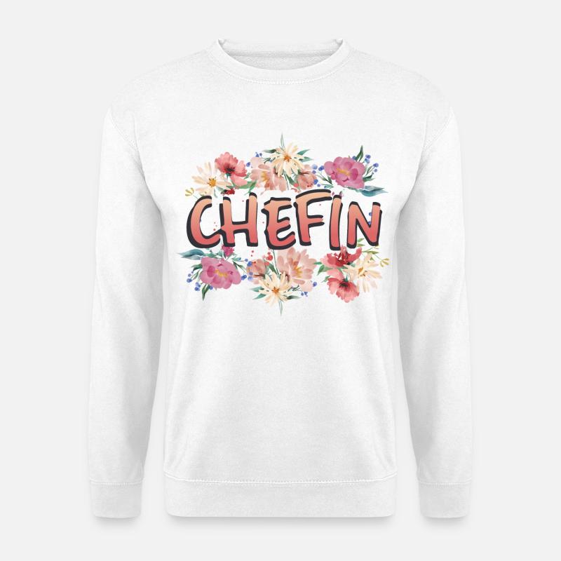 Chefin - Unisex Pullover - Weiß