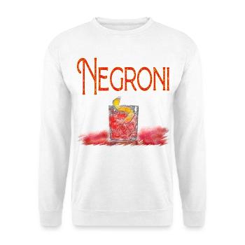 Negroni Cocktails - Unisex Pullover - Weiß - Vorne