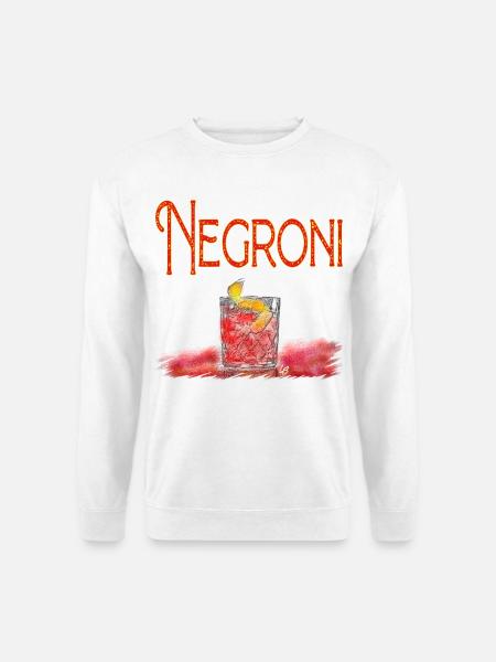 Negroni Cocktails - Sweat-shirt Unisexe - blanc