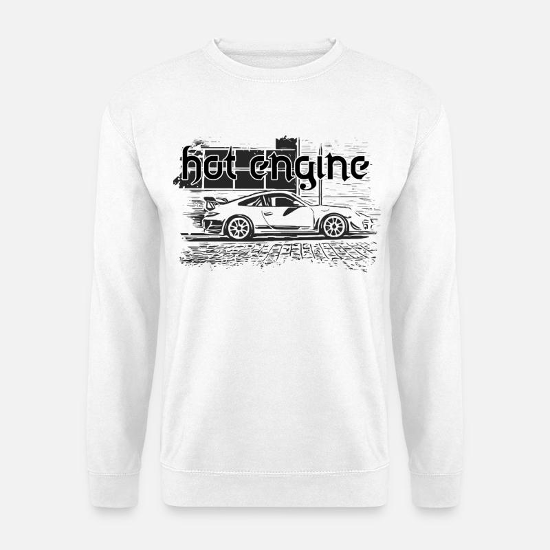 Hot Engine - Unisex Sweatshirt - white