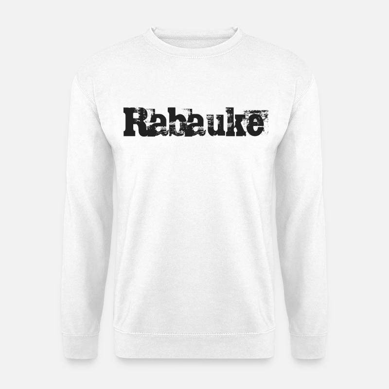 Rabauke Trashed - Unisex Pullover - Weiß