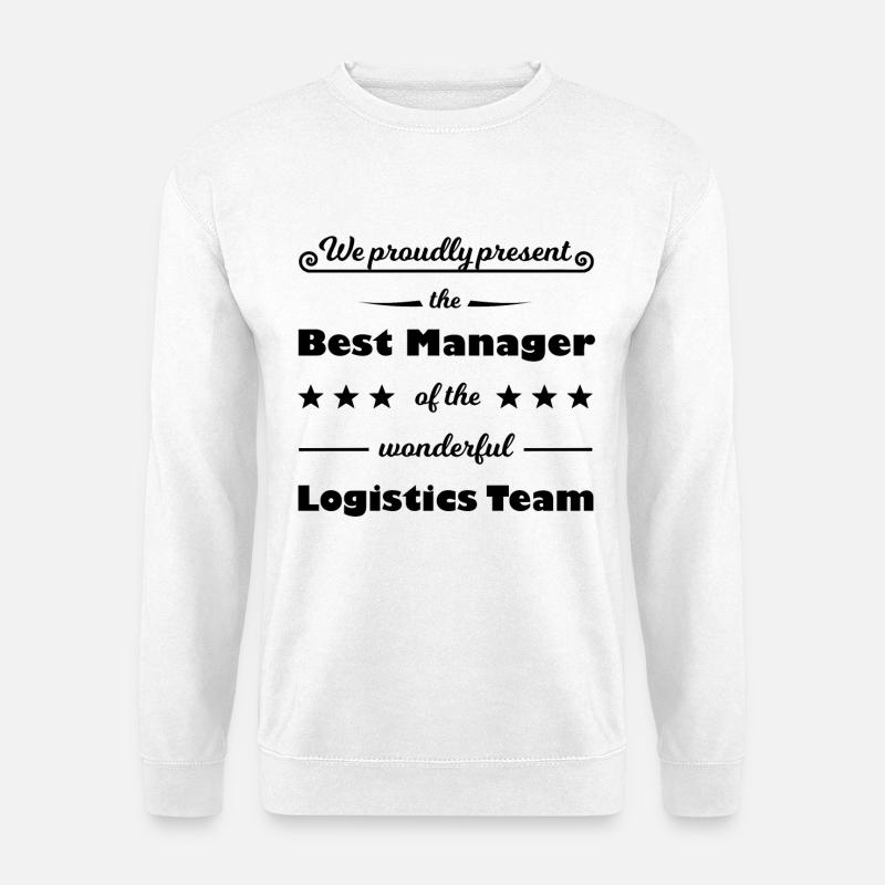 Der beste Logistik Manager - Unisex Pullover - Weiß