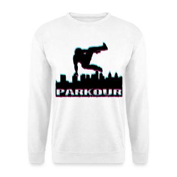 Parkour - Unisex Pullover - Weiß - Vorne