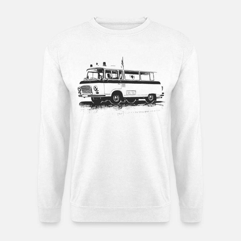 Barkas - B1000 - Krankenwagen - Unisex Pullover - Weiß