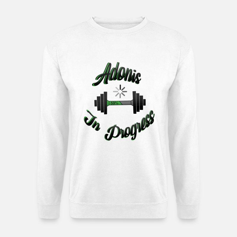 Adonis In Progress 2 - Unisex Sweatshirt - white
