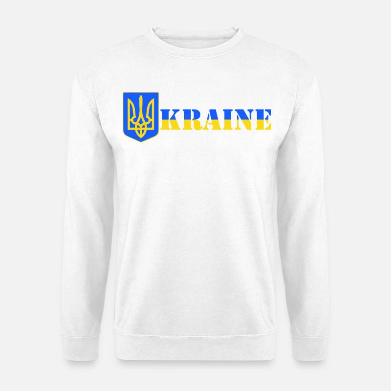 Ukraine - Unisex Pullover - Weiß
