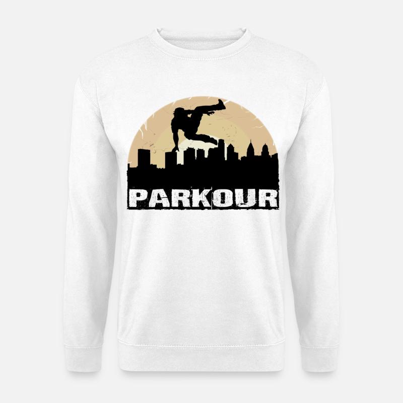 Parkour - Unisex Pullover - Weiß