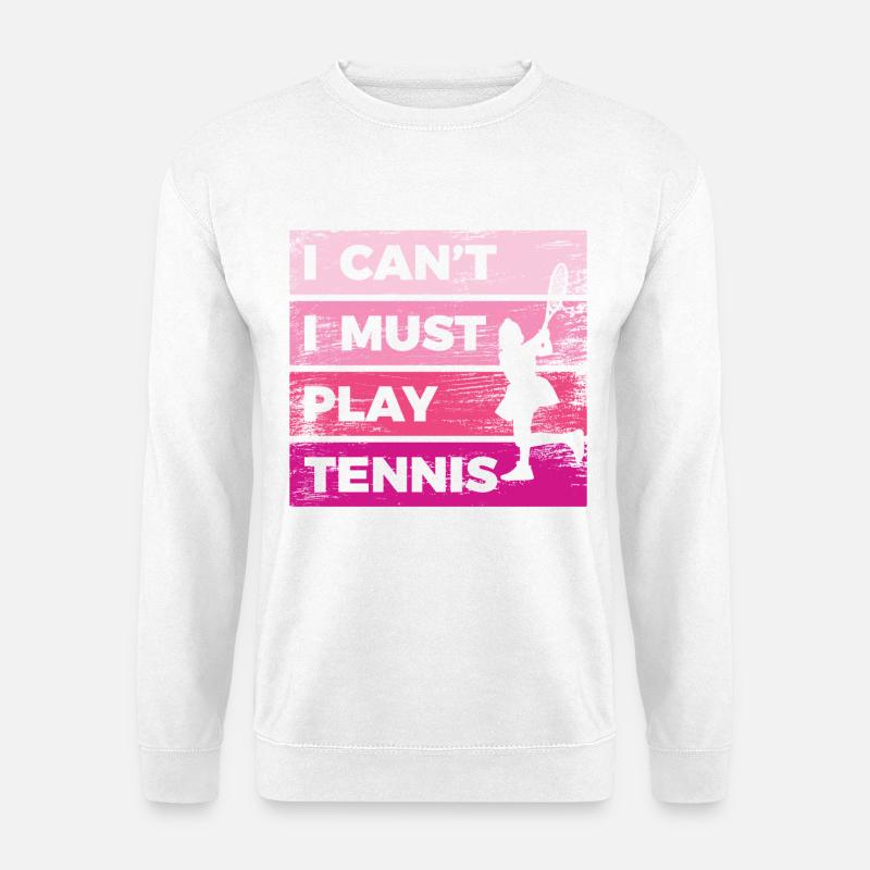 Tennismädchen - Unisex Pullover - Weiß