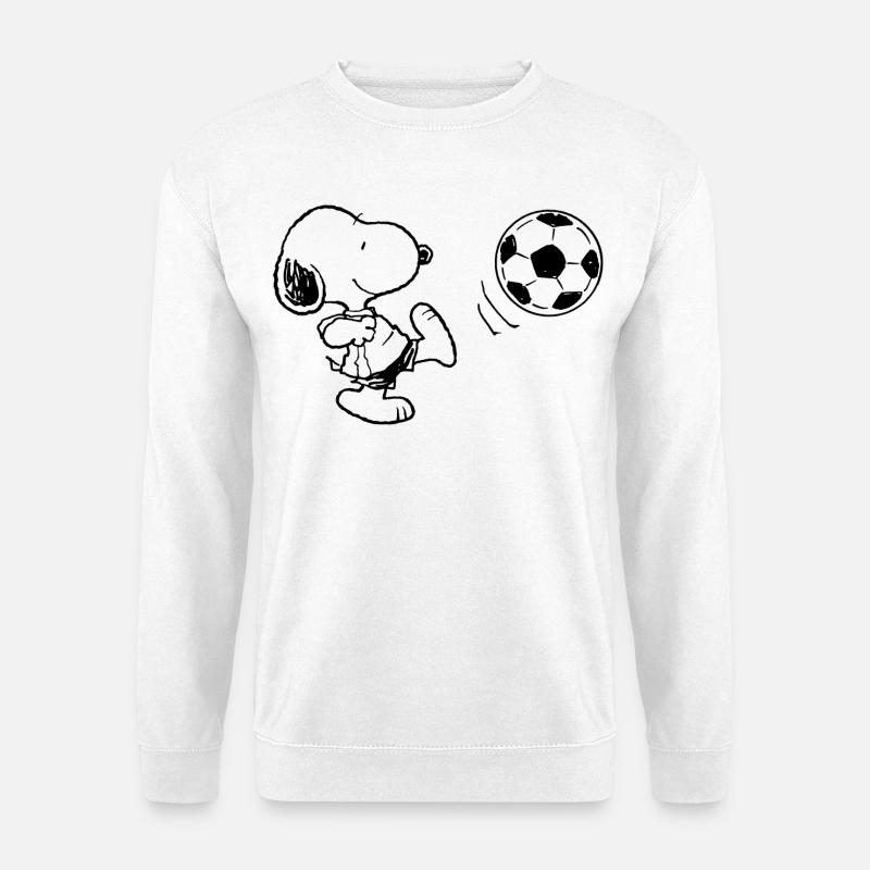 Peanuts Snoopy Football - Unisex Sweatshirt - white