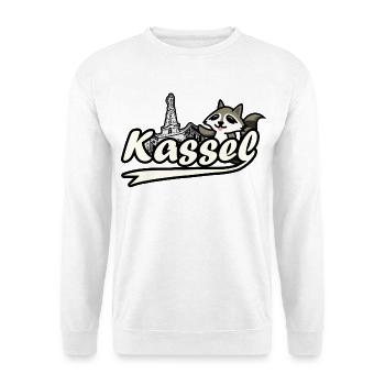 Kassel Waschbär Herkules - Unisex Pullover - Weiß - Vorne