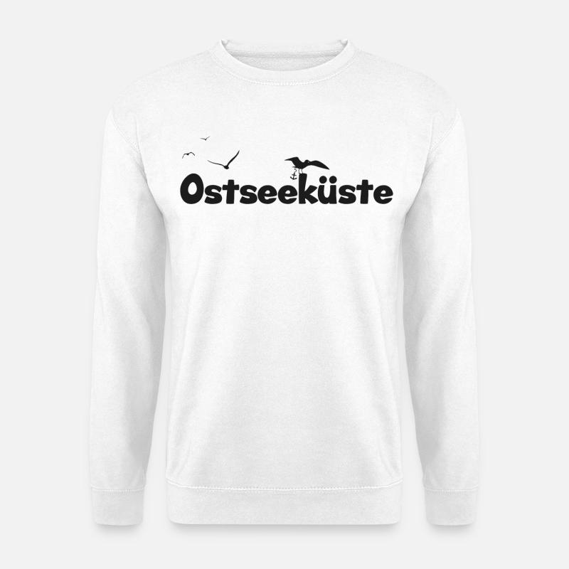Ostseeküste - Unisex Pullover - Weiß