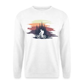 Mountainker in the forest - Unisex Sweatshirt - white - Front