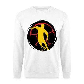 Fussball - Fussballer - Unisex Pullover - Weiß - Vorne