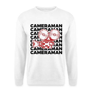 Kameramann - Unisex Pullover - Weiß - Vorne