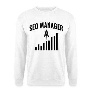 SEO Manager – Growth & Performance Design - Unisex Sweatshirt - white - Front