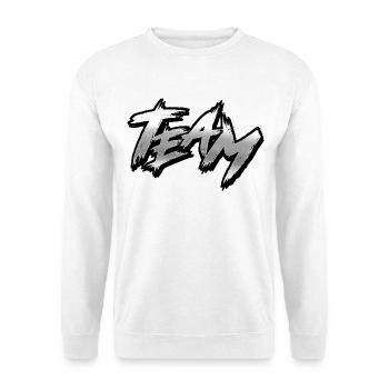 Team - Unisex Pullover - Weiß - Vorne