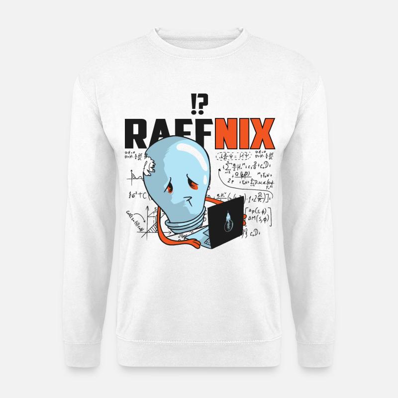 Raffnix Glühbirne - Unisex Pullover - Weiß