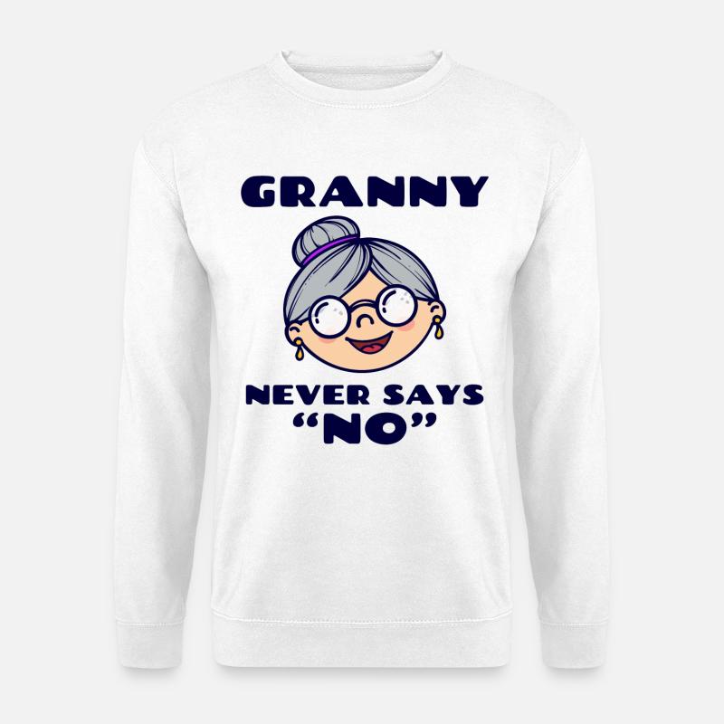 Lieblingsomi Großmutter Oma Statement Brille - Unisex Pullover - Weiß