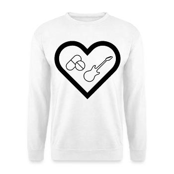 Drogues sexuelles et rockn roll 1 - Sweat-shirt Unisexe - blanc - Devant