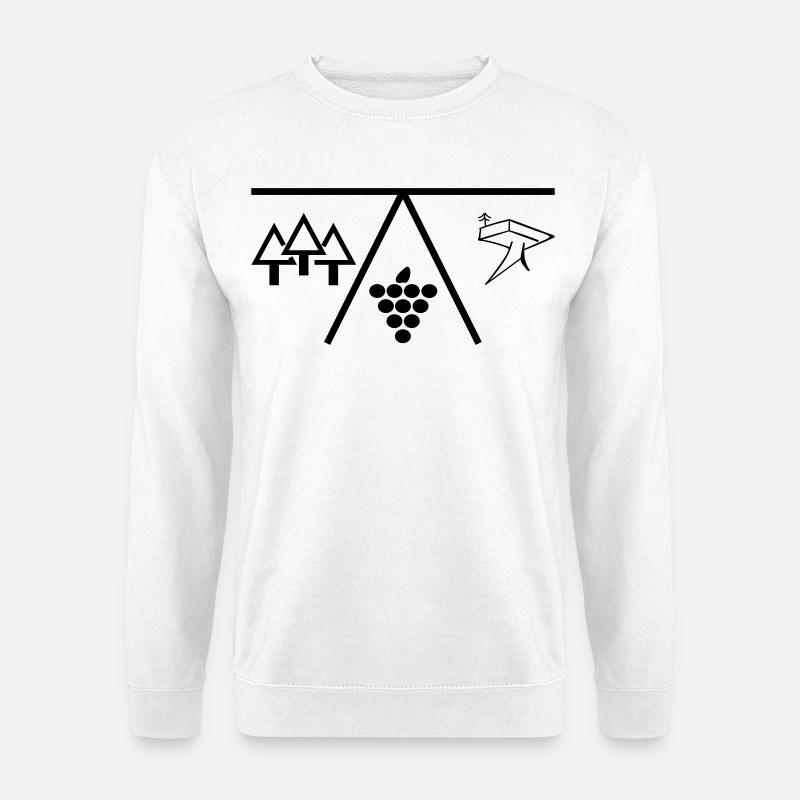 LOGO Palatina - Unisex Pullover - Weiß