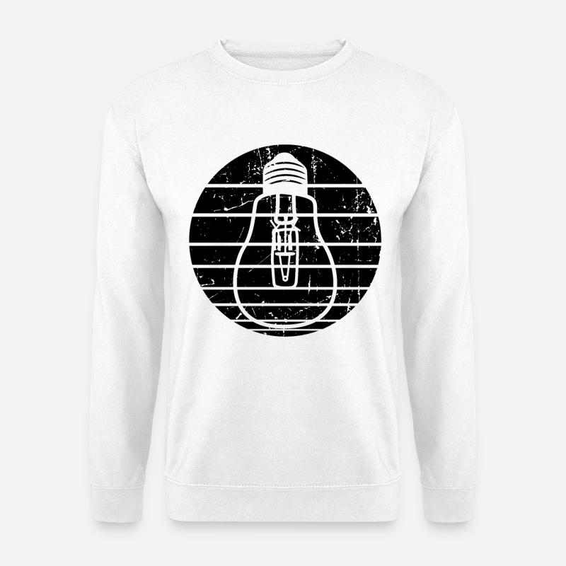 Glühlampe - Unisex Pullover - Weiß