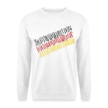 Deutschland - Unisex Pullover - Weiß - Vorne