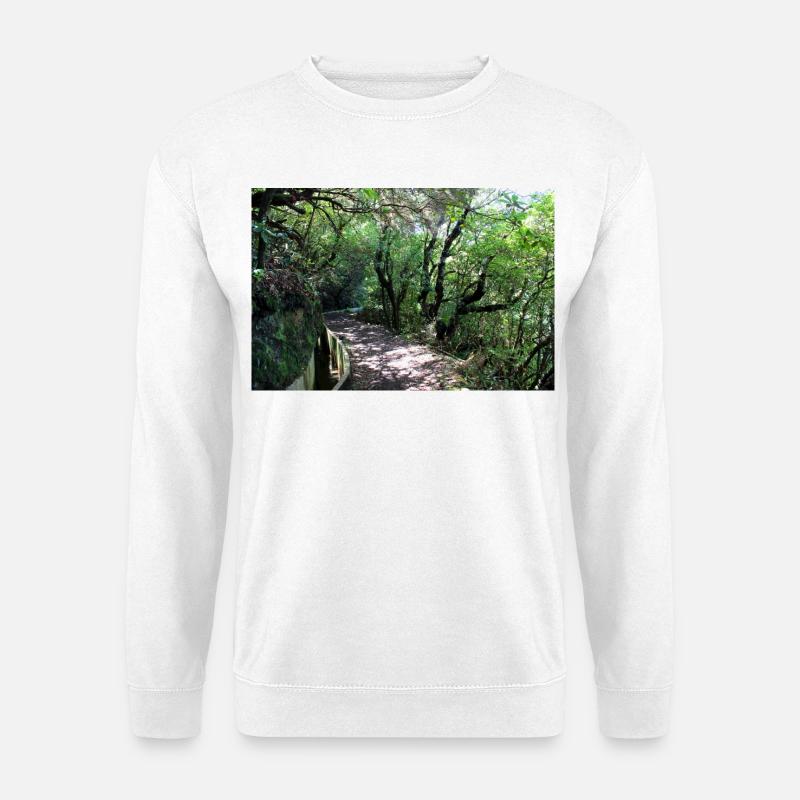 Madeira Portugal Poster - Unisex Pullover - Weiß