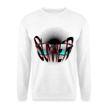 Sonne und Sommer Sonnenbrille - Unisex Pullover - Weiß - Vorne